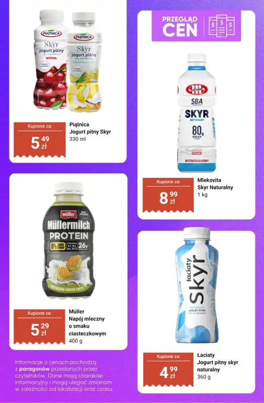 Dino - gazetka promocyjna Produkty FIT i PROTEINOWE - przegląd cen   - strona 2