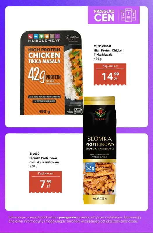 Dino - gazetka promocyjna Produkty FIT i PROTEINOWE - przegląd cen od czwartku 20.08 do wtorku 25.08 - strona 12