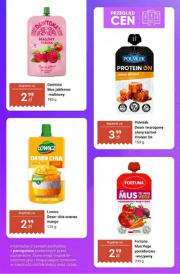 Dino - gazetka promocyjna Produkty FIT i PROTEINOWE - przegląd cen od czwartku 20.08 do wtorku 25.08 - strona 5