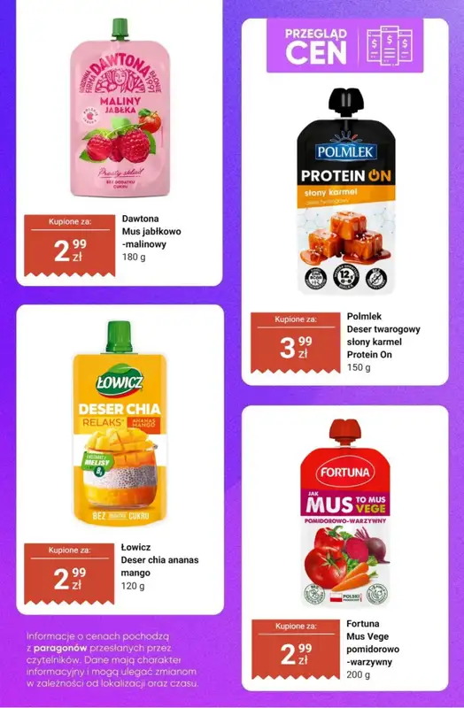 Dino - gazetka promocyjna Produkty FIT i PROTEINOWE - przegląd cen od czwartku 20.08 do wtorku 25.08 - strona 5