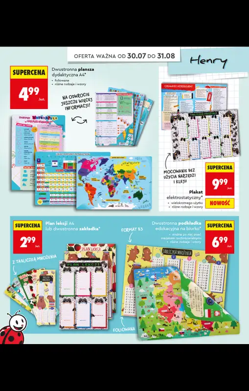 Biedronka - gazetka promocyjna Do Mojej szkoły idę od poniedziałku 20.07 do poniedziałku 31.08 - strona 92