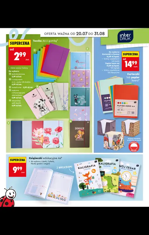 Biedronka - gazetka promocyjna Do Mojej szkoły idę od poniedziałku 20.07 do poniedziałku 31.08 - strona 78