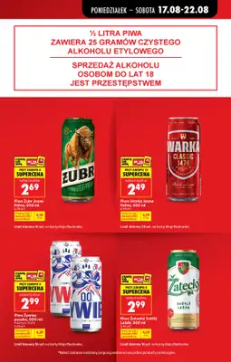 Biedronka - gazetka promocyjna Od poniedziałku od poniedziałku 17.08 do soboty 22.08 - strona 15