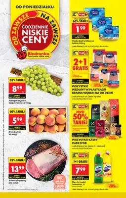 Biedronka - gazetka promocyjna Od poniedziałku, Z ladą tradycyjną od poniedziałku 17.08 do soboty 22.08