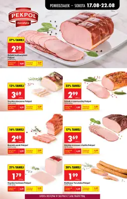 Biedronka - gazetka promocyjna Od poniedziałku, Z ladą tradycyjną od poniedziałku 17.08 do soboty 22.08 - strona 35