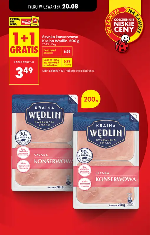 Biedronka - gazetka promocyjna Od czwartku od czwartku 20.08 do środy 26.08 - strona 18