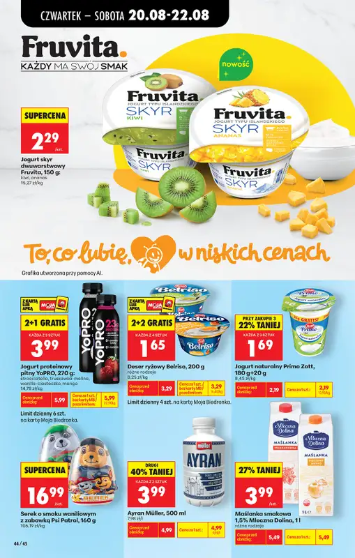 Biedronka - gazetka promocyjna Od czwartku od czwartku 20.08 do środy 26.08 - strona 60