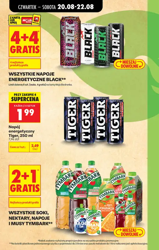 Biedronka - gazetka promocyjna Od czwartku od czwartku 20.08 do środy 26.08 - strona 7