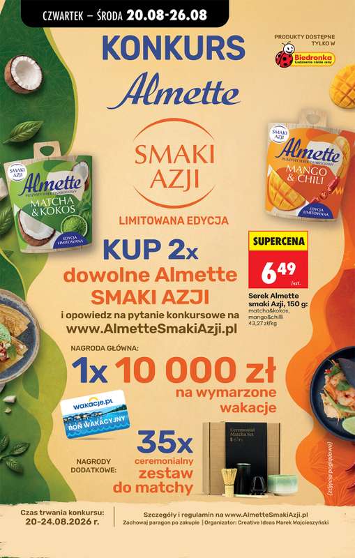 Biedronka - gazetka promocyjna Od czwartku od czwartku 20.08 do środy 26.08 - strona 58