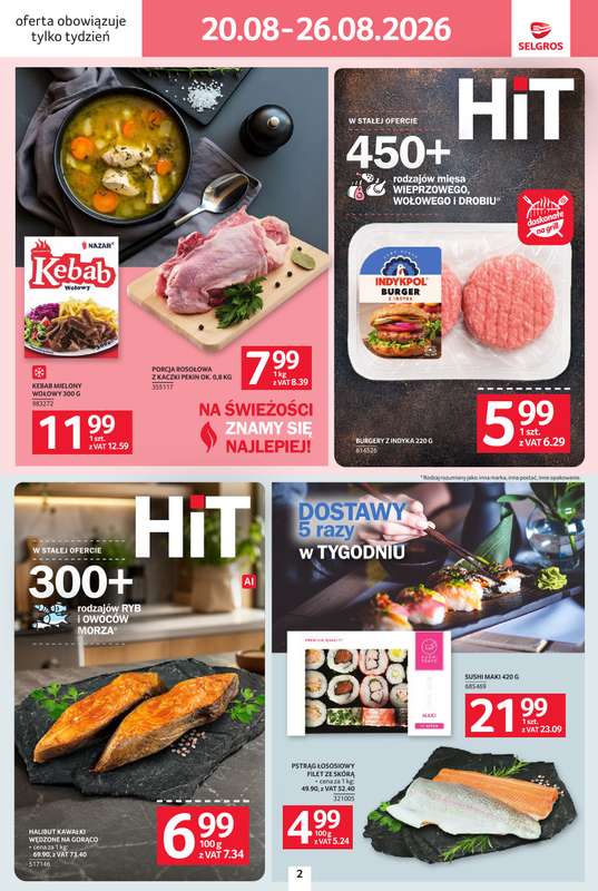 Selgros - gazetka promocyjna Jeszcze więcej super promocji! od czwartku 20.08 do środy 26.08 - strona 2