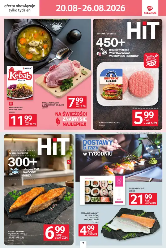 Selgros - gazetka promocyjna Jeszcze więcej super promocji! od czwartku 20.08 do środy 26.08 - strona 2