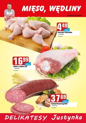 Delikatesy Justynka - gazetka promocyjna Plakaty promocyjne od czwartku 20.08 do niedzieli 23.08 - strona 2