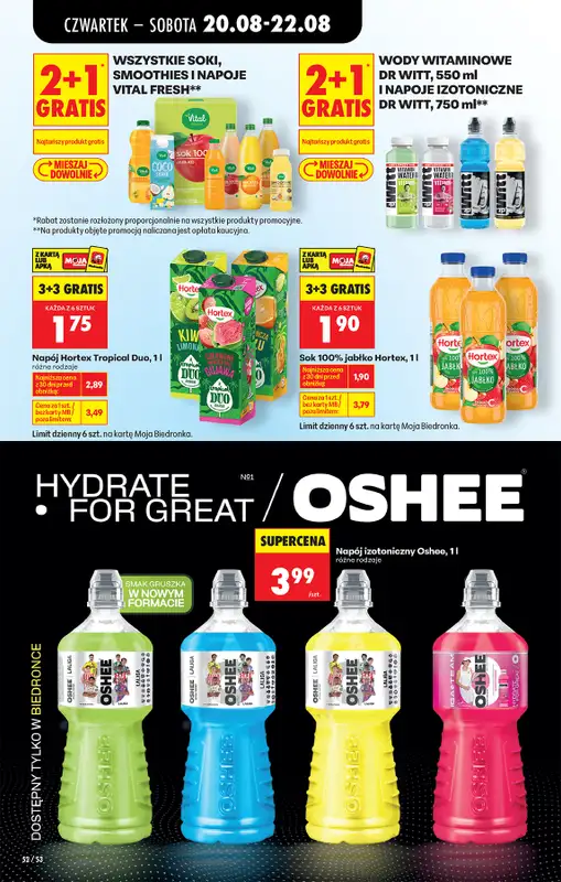 Biedronka - gazetka promocyjna Od czwartku, Z ladą tradycyjną od czwartku 20.08 do środy 26.08 - strona 72