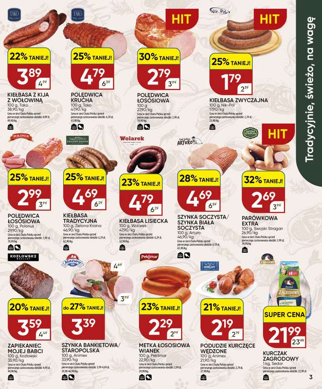 Chata Polska - gazetka promocyjna Gazetka 27.08-06.09  do niedzieli 06.09 - strona 3
