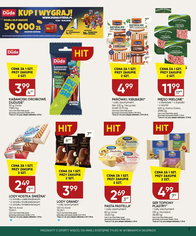 Chata Polska - gazetka promocyjna Gazetka 27.08-06.09  do niedzieli 06.09 - strona 9
