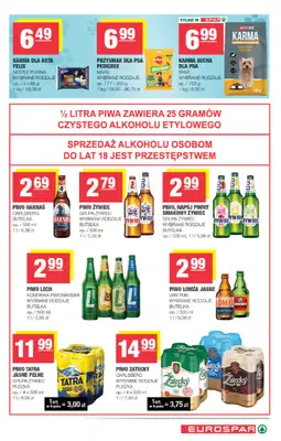 SPAR - gazetka promocyjna Gazetka Eurospar od środy 26.08 do niedzieli 06.09 - strona 15