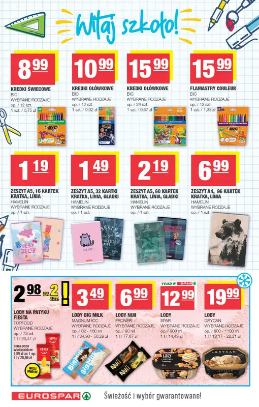 SPAR - gazetka promocyjna Gazetka Eurospar od środy 26.08 do niedzieli 06.09 - strona 12