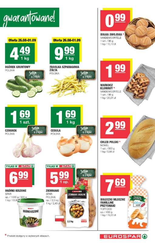SPAR - gazetka promocyjna Gazetka Eurospar od środy 26.08 do niedzieli 06.09 - strona 3