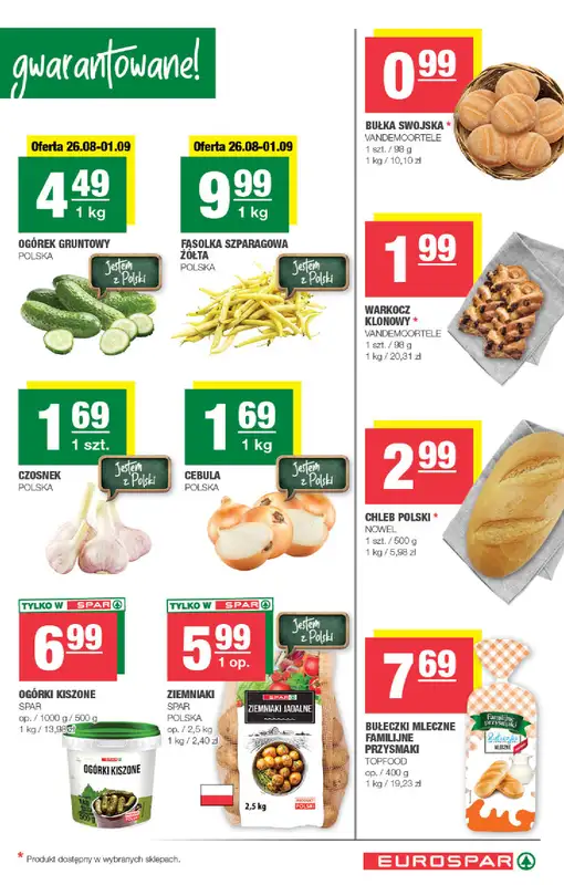 SPAR - gazetka promocyjna Gazetka Eurospar od środy 26.08 do niedzieli 06.09 - strona 3