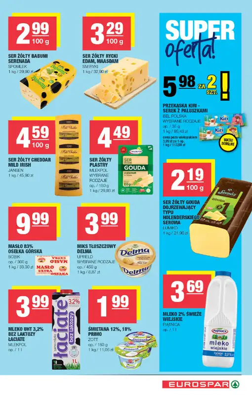SPAR - gazetka promocyjna Gazetka Eurospar od środy 26.08 do niedzieli 06.09 - strona 5