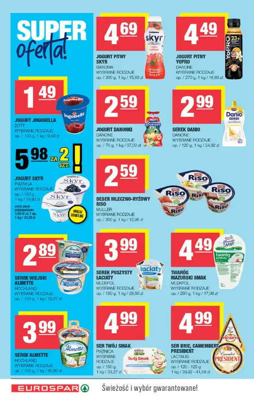 SPAR - gazetka promocyjna Gazetka Eurospar od środy 26.08 do niedzieli 06.09 - strona 4