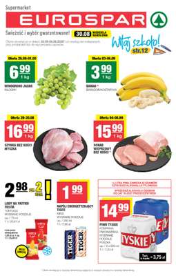 SPAR - gazetka promocyjna Gazetka Eurospar od środy 26.08 do niedzieli 06.09