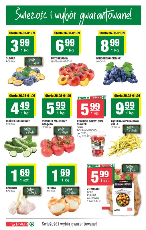 SPAR - gazetka promocyjna Gazetka Spar od środy 26.08 do niedzieli 06.09 - strona 2