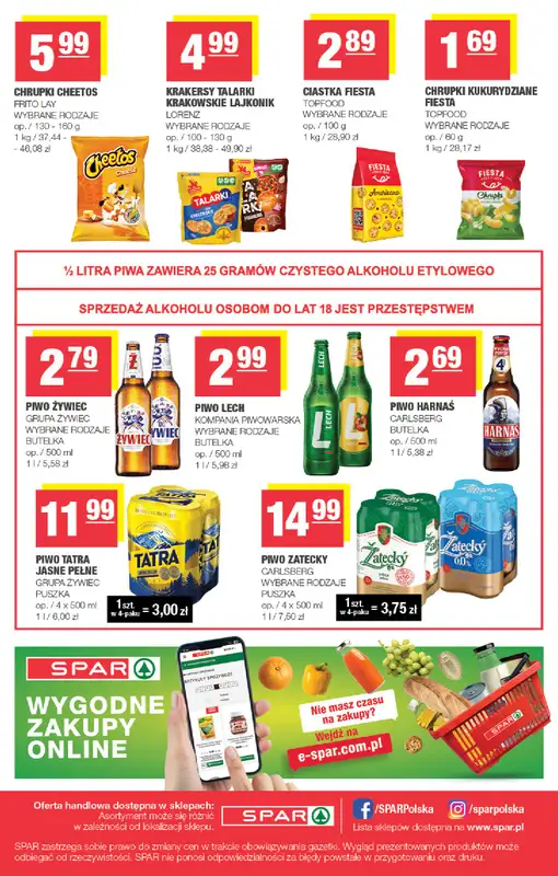 SPAR - gazetka promocyjna Gazetka Spar od środy 26.08 do niedzieli 06.09 - strona 8