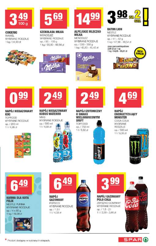 SPAR - gazetka promocyjna Gazetka Spar od środy 26.08 do niedzieli 06.09 - strona 7
