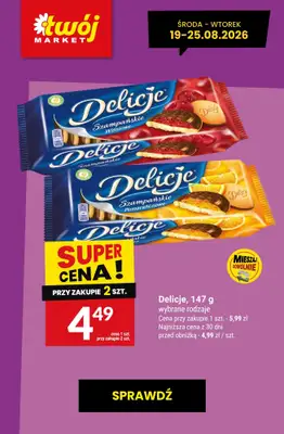 Twój Market - gazetka promocyjna Najlepsze promocje! od czwartku 20.08 do wtorku 25.08 - strona 6