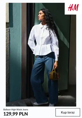 H&M - gazetka promocyjna Jeansy damskie od czwartku 20.08  - strona 9