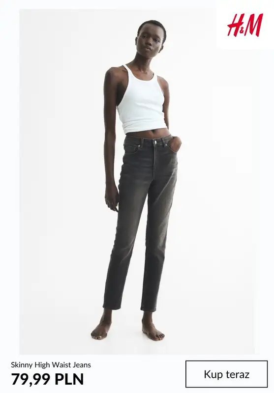 H&M - gazetka promocyjna Jeansy damskie od czwartku 20.08  - strona 8