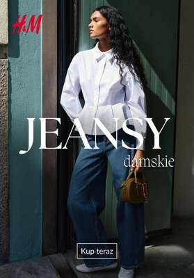 H&M - gazetka promocyjna Jeansy damskie od czwartku 20.08 