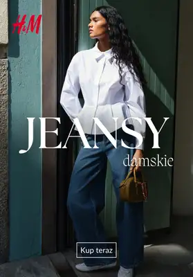 H&M - gazetka promocyjna Jeansy damskie od czwartku 20.08 