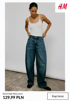 H&M - gazetka promocyjna Jeansy damskie od czwartku 20.08  - strona 4
