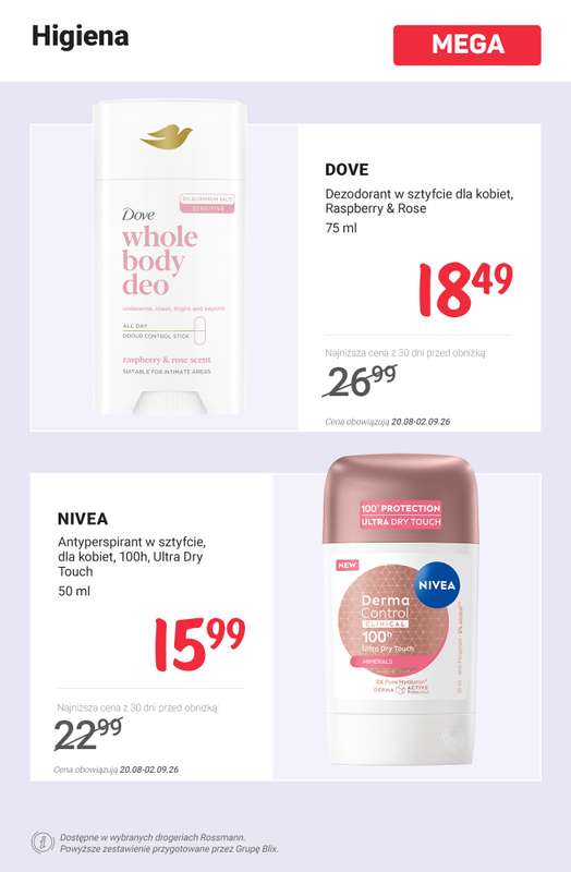 Rossmann - gazetka promocyjna Nowe MEGA promocje od 20.06 od czwartku 20.08 do środy 26.08 - strona 7