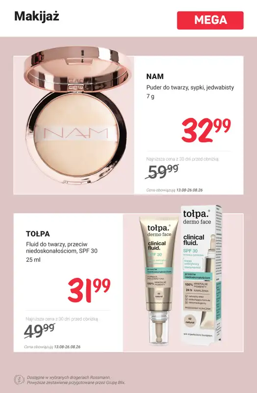 Rossmann - gazetka promocyjna Nowe MEGA promocje od 20.06 od czwartku 20.08 do środy 26.08 - strona 3