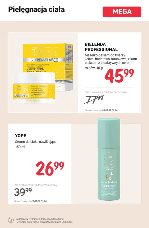 Rossmann - gazetka promocyjna Nowe MEGA promocje od 20.06 od czwartku 20.08 do środy 26.08 - strona 10