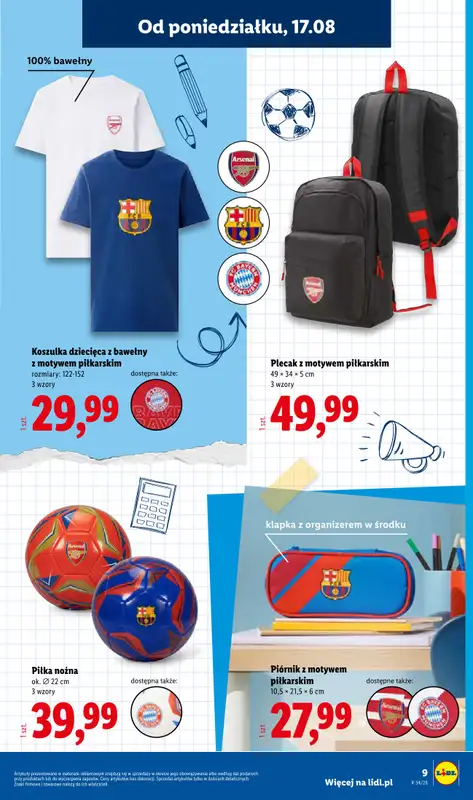 Lidl - gazetka promocyjna Katalog od poniedziałku 17.08 do soboty 22.08 - strona 9