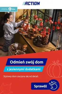 Action - gazetka promocyjna Jesienne dodatki do twojego domu od piątku 21.08 do wtorku 25.08
