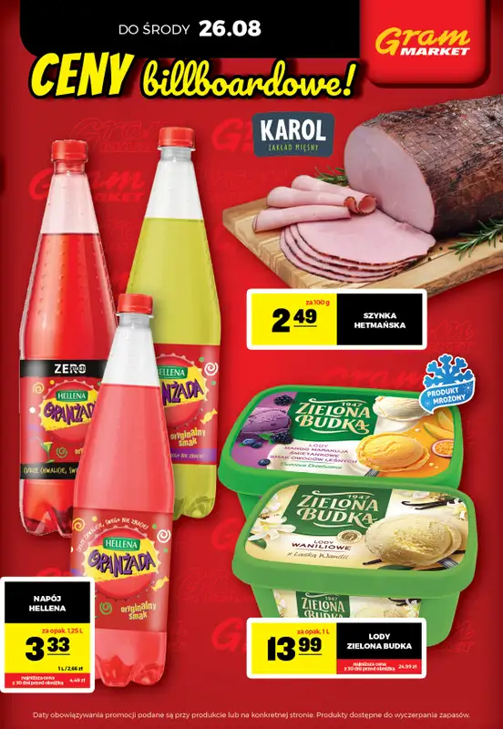 Gram Market - gazetka promocyjna Cały tydzień niskie ceny od piątku 21.08 do środy 26.08 - strona 3
