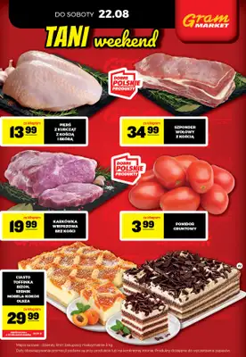 Gram Market - gazetka promocyjna Cały tydzień niskie ceny od piątku 21.08 do środy 26.08 - strona 2
