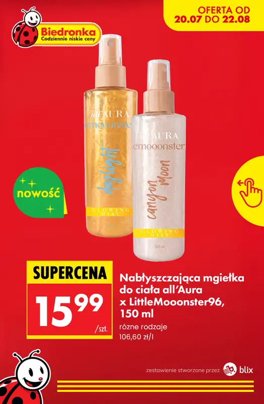 Biedronka - gazetka promocyjna Nowości w Biedronce! od czwartku 20.08 do soboty 22.08 - strona 7