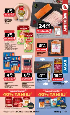 Netto - gazetka promocyjna Gazetka Spożywcza od poniedziałku 24.08 do niedzieli 30.08 - strona 13