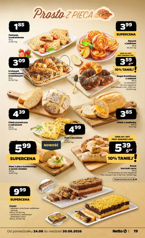 Netto - gazetka promocyjna Gazetka Spożywcza od poniedziałku 24.08 do niedzieli 30.08 - strona 19