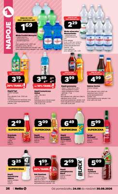 Netto - gazetka promocyjna Gazetka Spożywcza od poniedziałku 24.08 do niedzieli 30.08 - strona 26