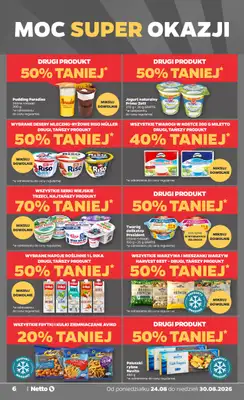 Netto - gazetka promocyjna Gazetka Spożywcza od poniedziałku 24.08 do niedzieli 30.08 - strona 6