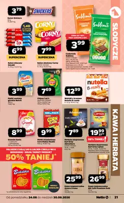 Netto - gazetka promocyjna Gazetka Spożywcza od poniedziałku 24.08 do niedzieli 30.08 - strona 21
