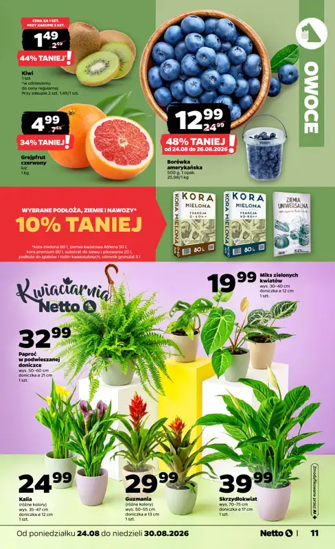 Netto - gazetka promocyjna Gazetka Spożywcza od poniedziałku 24.08 do niedzieli 30.08 - strona 11