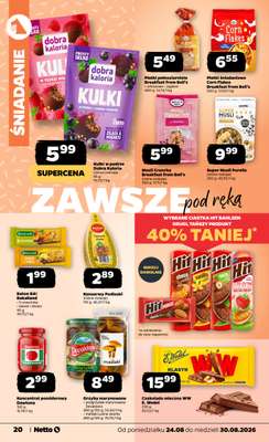 Netto - gazetka promocyjna Gazetka Spożywcza od poniedziałku 24.08 do niedzieli 30.08 - strona 20